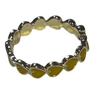 💖5/$10💖 Yellow Heart Chain Ring